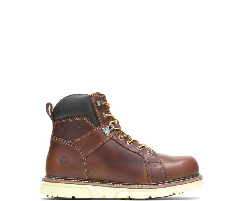 Bottes Compensées Wolverine I-90 DuraShocks® CarbonMAX® 6" Wedge Homme - Marron (NGX382416)